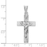 14k White Gold Crucifix Pendant - K6-C1C5B258-3060