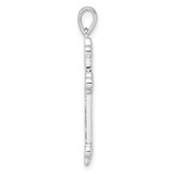 14k White Gold Diamond Cross Pendant - PM-A01E9C60-5346