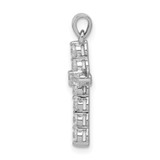 14k White Gold Diamond Cross Pendant - PM-CE1B93D0-3676