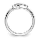 14k White Gold Diamond Cross Ring - RM-E0023EF5-5430