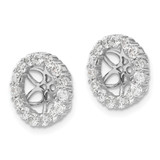 14k White Gold Diamond Earring Jackets - EJ-74A566C0-7421