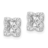 14k White Gold Diamond Earring Jackets - EM-C7067388-3430