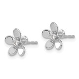 14k White Gold Diamond Earrings - EM-293D8656-9012