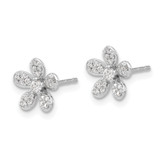 14k White Gold Diamond Earrings - EM-46B1F2E3-3182