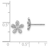 14k White Gold Diamond Earrings - EM-46B1F2E3-3182