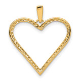 14k 1/6ct. Diamond Heart Pendant - PM-36F23B4A-4107