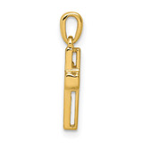 14k 1/6ct. Diamond Latin Cross Pendant - PM-95747DC2-2850