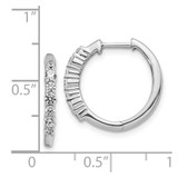 14k White Gold Diamond Hinged Hoop Earrings - EM-59CEBD8C-3611