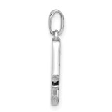 14K White Gold Diamond Letter M Initial Pendant - YC-93C80D3C-8514