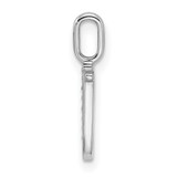 14K White Gold Diamond Letter U Initial Pendant - PM-CA867896-6657