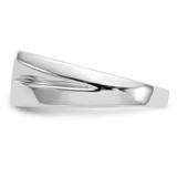 14k White Gold Diamond Mens Ring - RM-976A504E-8911