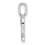14k White Gold Diamond Number 2 Pendant - PM-2881EEDB-9433