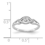 14k White Gold Diamond Ring Mounting