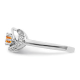 14K White Gold Family Jewelry Diamond Semi-Set Ring - XM-11A7EB9A-7693