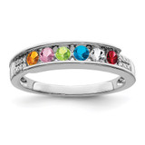 14K White Gold Family Jewelry Diamond Semi-Set Ring - XM-158487A5-6797