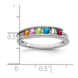 14K White Gold Family Jewelry Diamond Semi-Set Ring - XM-158487A5-6797