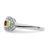 14K White Gold Family Jewelry Diamond Semi-Set Ring - XM-1FAEBD69-2043