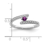 14K White Gold Family Jewelry Diamond Semi-Set Ring - XM-5EF12D29-3722
