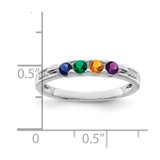 14K White gold Family Jewelry Diamond Semi-Set Ring - XM-80E30F6B-9845