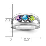 14k White Gold Family Jewelry Ring Mounting - XM-2AFB97F5-7431