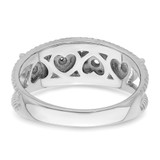 14k White Gold Family Jewelry Ring Mounting - XM-57CBA3C9-8669