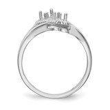 14k White Gold Family Jewelry Ring Mounting - XM-5D0EBB86-4534
