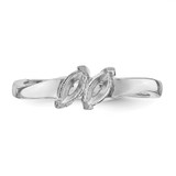 14k White Gold Family Jewelry Ring Mounting - XM-6B390A9F-4789