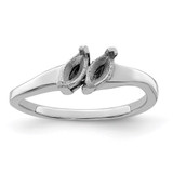 14k White Gold Family Jewelry Ring Mounting - XM-6B390A9F-4789