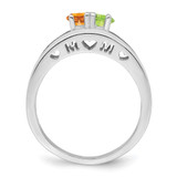 14k White Gold Family Jewelry Ring Mounting - XM-B19171F5-7349