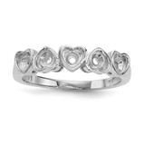 14k White Gold Family Jewelry Ring Mounting - XM-DE65A322-4952