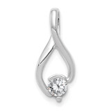 14k White Gold Fancy 4mm Diamond Slide Mtg - XS-6FAE02AB-2447