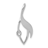 14k White Gold Fancy Diamond Slide Peg Mtg - XS-25137B7C-7447