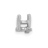 14k White Gold Head Holds up to 2.75mm for X849 Add-a-Diamond 7 inch Bracelet