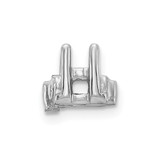 14k White Gold Head Holds up to 2.75mm for X852 Add-a-Diamond Bracelet