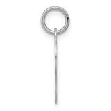 14K White Gold Heart Disc Charm - XW-DBDC90DE-9686