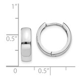 14k White Gold Hinged Earrings - TM-213D0FCF-8682