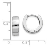 14K White Gold Hinged Hoop Earrings - TM-6039D282-6536