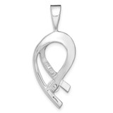 14k White Gold Holds 1-4mm stone, AA Diamond Slide