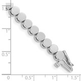 14k White Gold Holds 35 Stones up to 3.5mm Round Add-a-Diamond 7 inch Bracelet