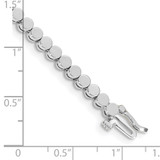 14k White Gold Holds 52 Stones up to 2.25mm Round Add-a-Diamond 7 inch Bracelet