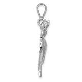14k White Gold Horse Charm - WC-B8B676DF-5280