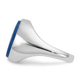 14k White Gold IBGoodman Men's Gemstone Ring Mounting - B5-8DBEC34D-2970