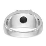 14k White Gold IBGoodman Men's Gemstone Ring Mounting - B8-471B9917-2704
