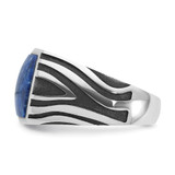 14k White Gold IBGoodman Men's Lapis Ring Mounting