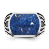 14k White Gold IBGoodman Men's Lapis Ring Mounting