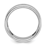 14k White Gold IBGoodman Men's Polished and Satin Ring Mounting - B6-BCD8F75F-5751