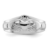 14k White Gold Ladies Claddagh Ring - D1-EEC3DFC4-8257