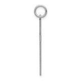 14K White Gold Laser Designed Cross Pendant - XR-66FF40A7-5252