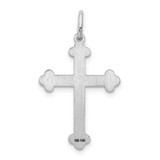14K White Gold Laser Designed Cross Pendant - XR-F21405CA-3400