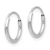 14k White Gold Madi K Endless Hoop Earrings - SE-8883D78D-4942
